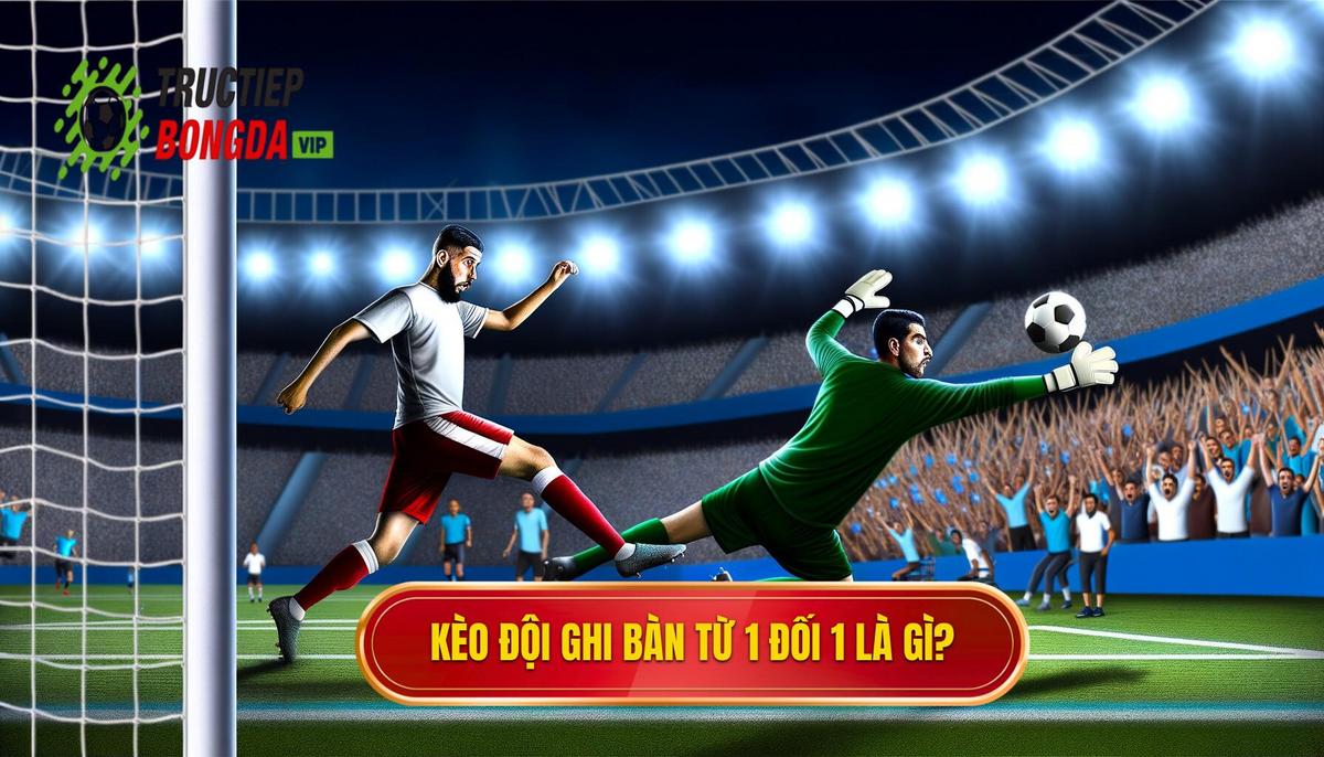 Kèo cược đội ghi bàn từ tình huống 1 đối 1 là gì_