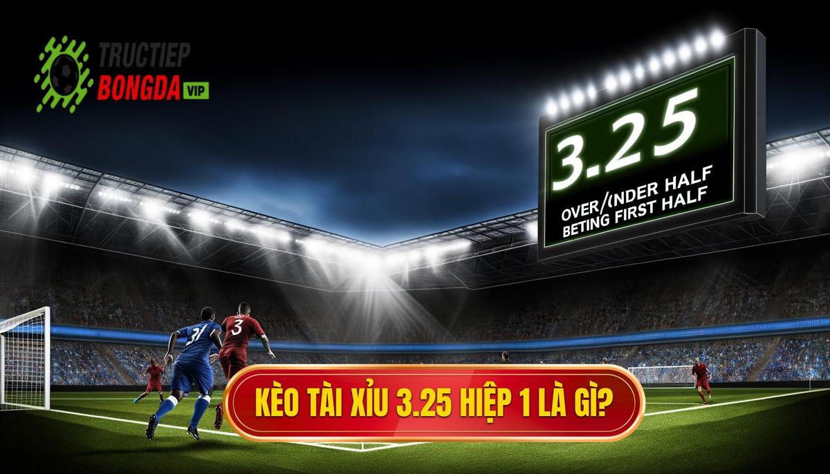 Kèo tài xỉu 3.25 hiệp 1 là gì_