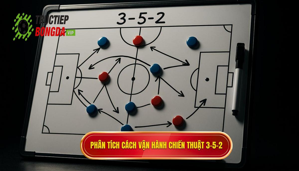 Phân Tích Chuyên Sâu Cách Vận Hành Của 3-5-2 Tấn Công