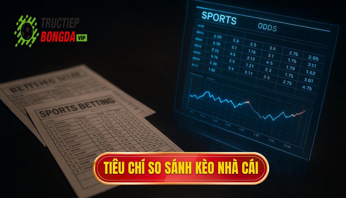 Các tiêu chí cốt lõi khi tiến hành so sánh kèo nhà cái