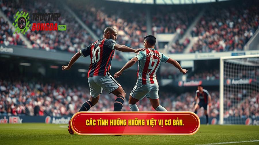 2. Các tình huống không việt vị cơ bản.
