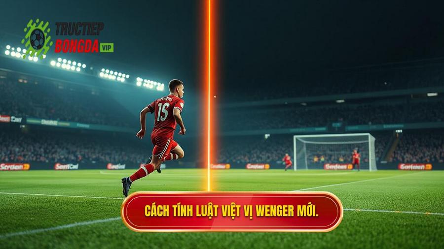 2. Cách tính luật việt vị Wenger mới.