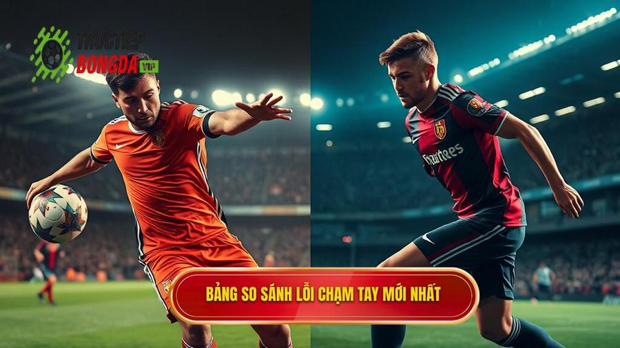 3. Bảng so sánh lỗi chạm tay mới nhất