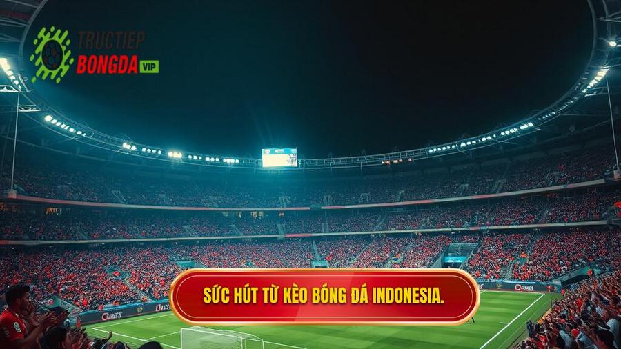 Sức hút từ kèo bóng đá Indonesia.