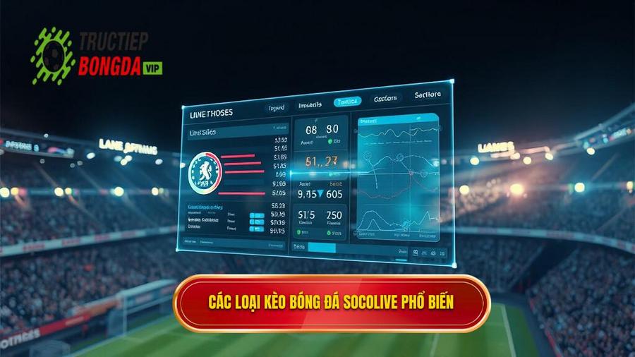 Các loại kèo bóng đá Socolive phổ biến