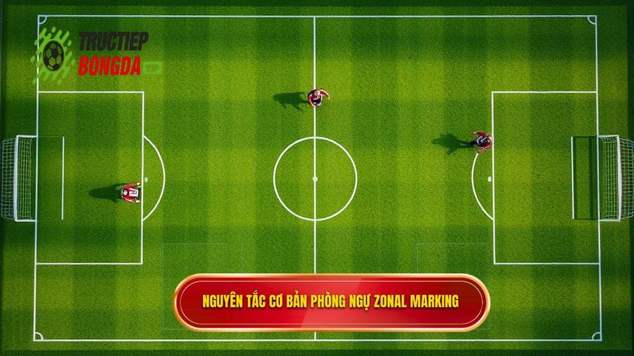 Nguyên tắc cơ bản phòng ngự zonal marking