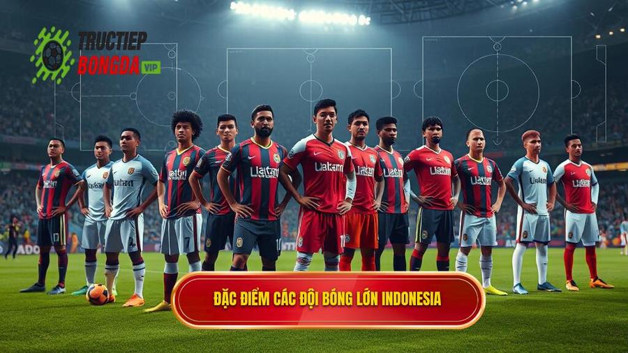 Đặc điểm các đội bóng lớn Indonesia