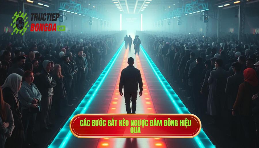 Các bước triển khai kinh nghiệm bắt kèo ngược đám đông hiệu quả